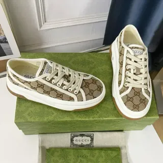 Gucci Screener GG Monogram Canvas Beige Lifestyle Sneakers