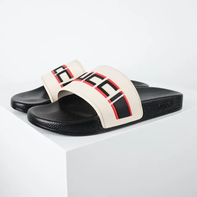 Gucci Screener Interlocking G Strap Slippers 2