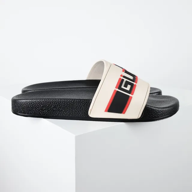 Gucci Screener Interlocking G Strap Slippers 3
