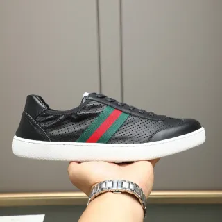 Gucci Tennis 1977 أسود أخضر أحمر ويب ستايل حياة سنيكر