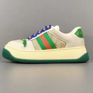 Gucci Tennis 1977 Off-White Green Red Web Lifestyle Sneakers