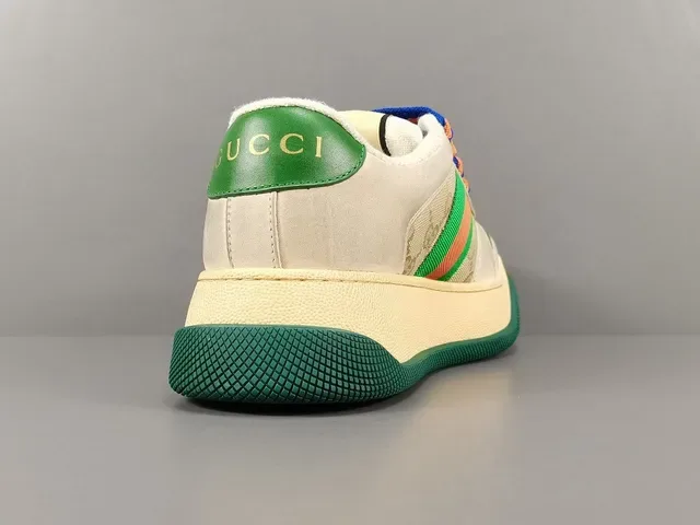 Gucci Tennis 1977 Off-White Green Red Web Lifestyle Sneakers 14