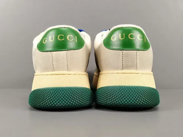 Gucci Tennis 1977 Off-White Green Red Web Lifestyle Sneakers 17