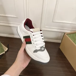 Gucci Tennis 1977 White Green Red Web Lifestyle Sneakers