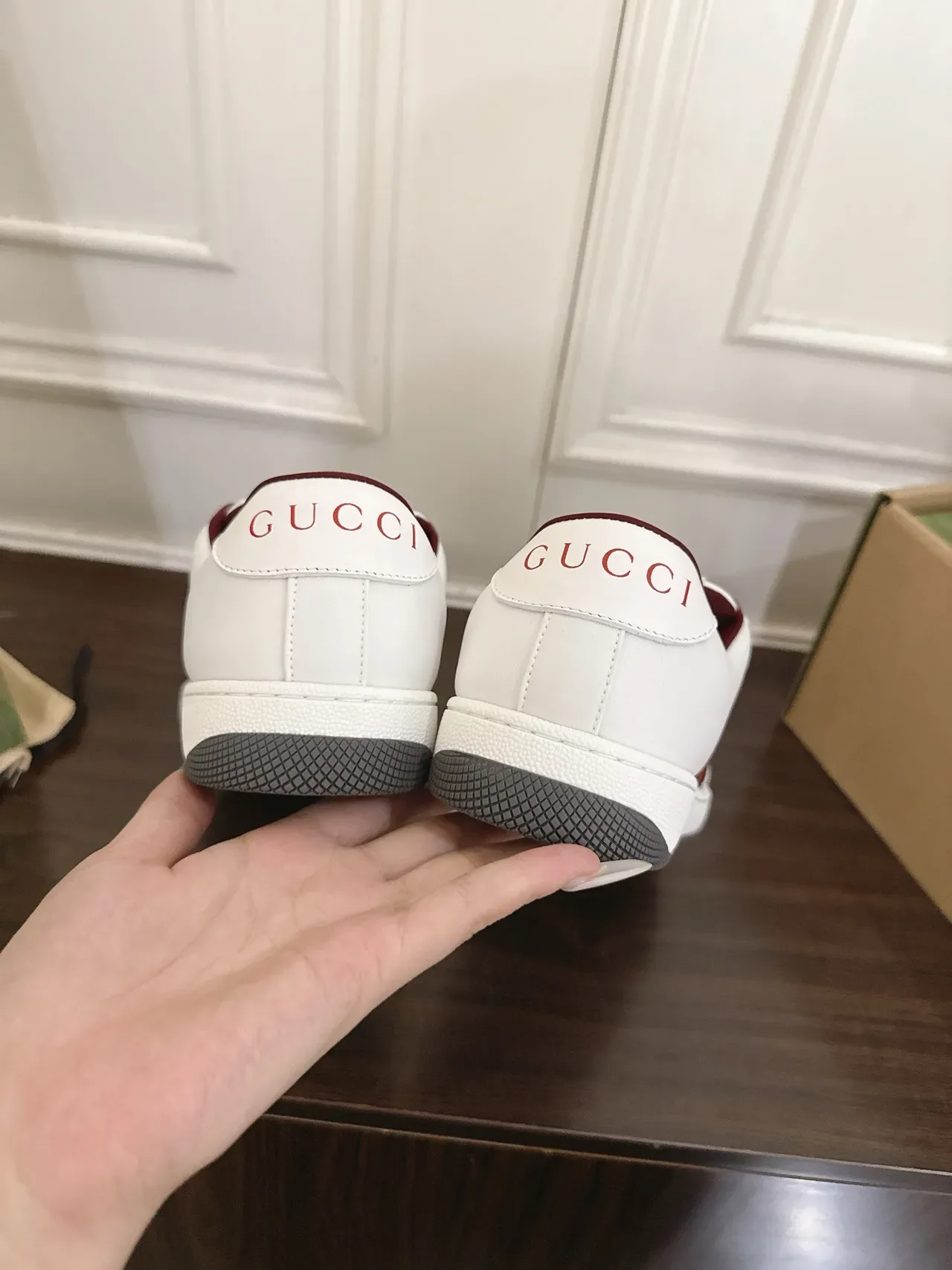 Gucci Tennis 1977 White Green Red Web Lifestyle Sneakers 4