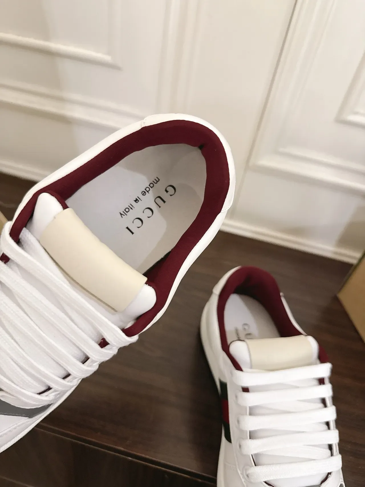 Gucci Tennis 1977 White Green Red Web Lifestyle Sneakers 5