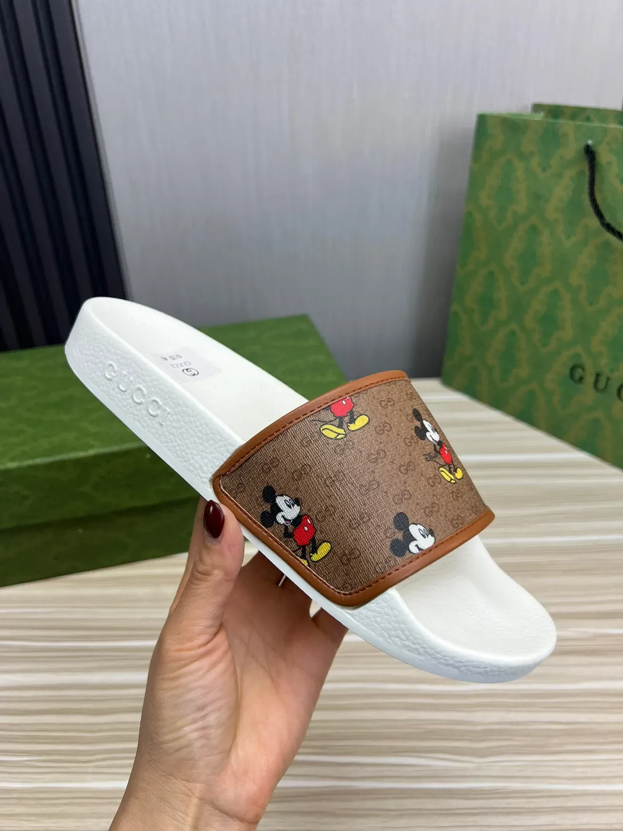 Gucci x Disney Mickey Mouse GG Supreme Slides 4