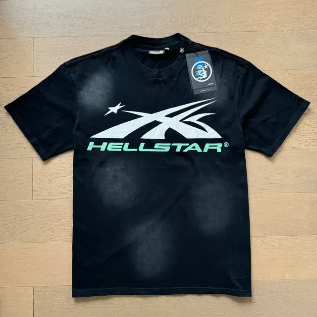 Hellstar Black Green Oversized Fit Graphic Front And Back Print T-Shirt 9