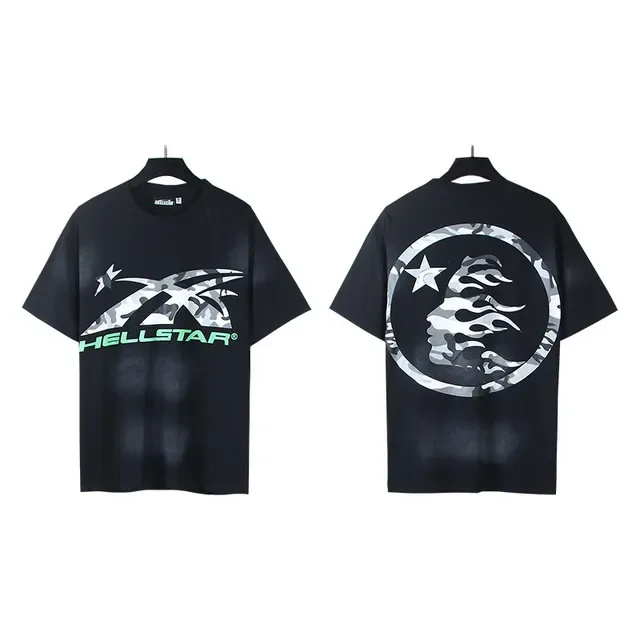 Hellstar Camo Graphic Oversized T-Shirt 4