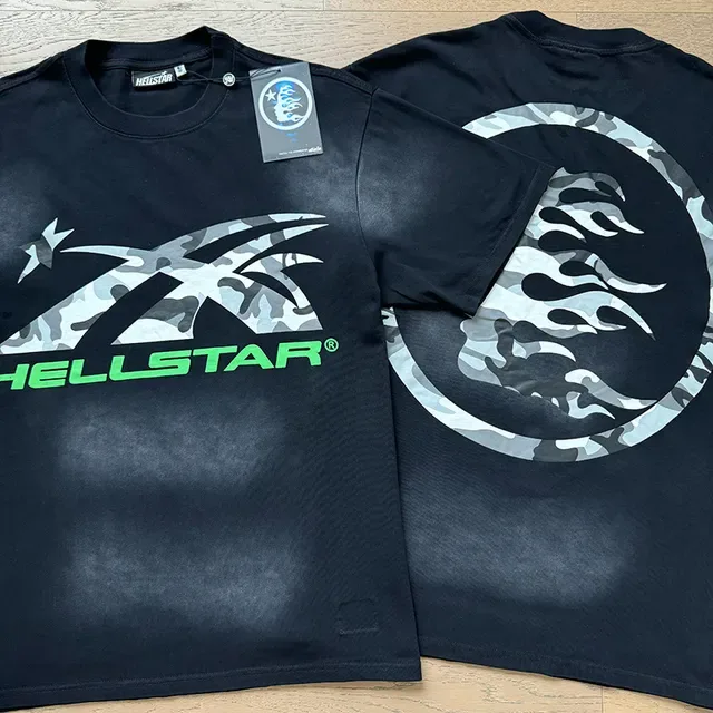 Hellstar Camo Graphic Oversized T-Shirt 7