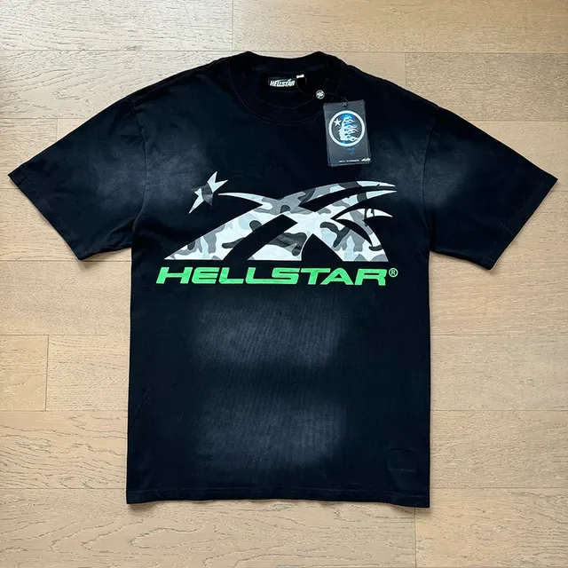 Hellstar Camo Graphic Oversized T-Shirt 8