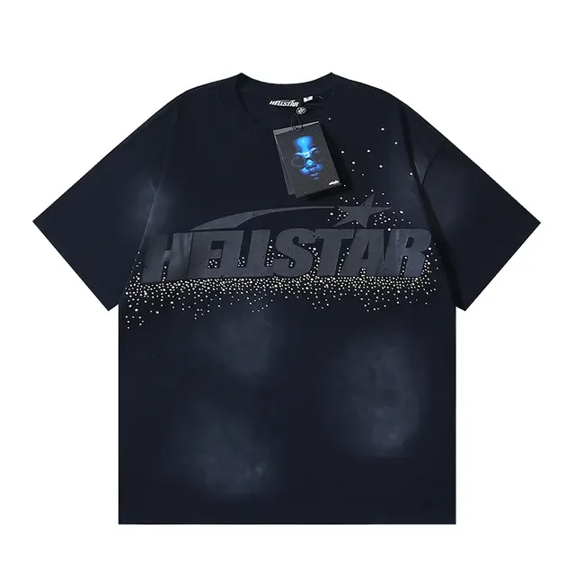 Hellstar Graphic Print Oversized Black T-Shirt 3