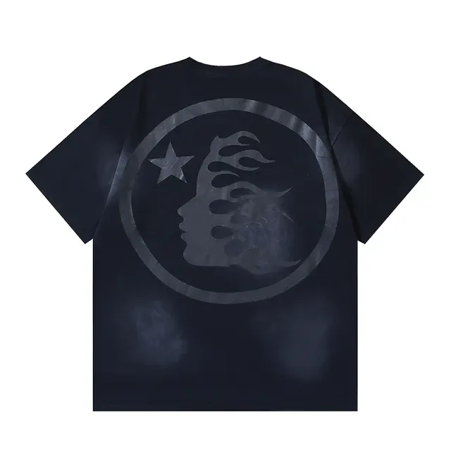 Hellstar Graphic Print Oversized Black T-Shirt 4