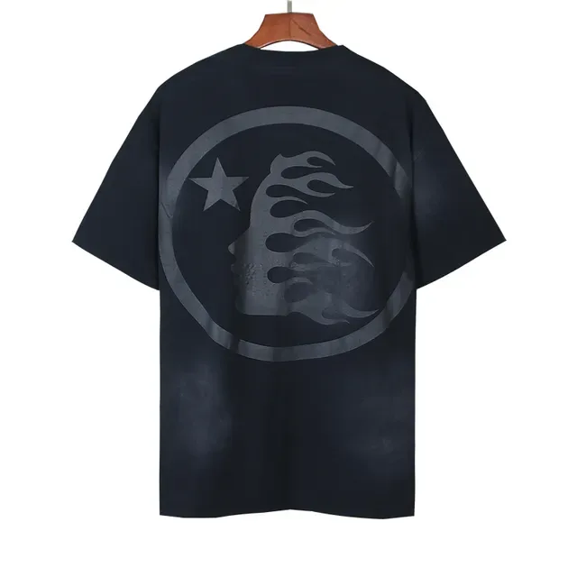 Hellstar Graphic Print Oversized Black T-Shirt 6