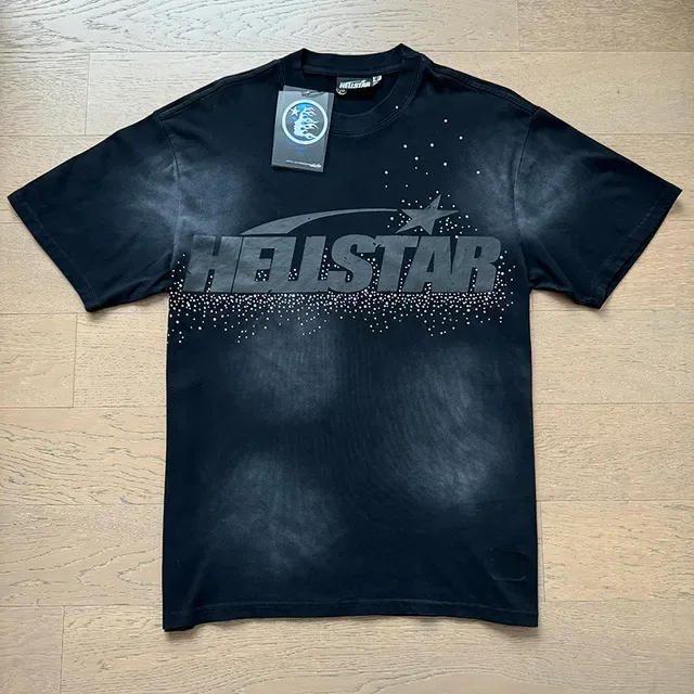 Hellstar Graphic Print Oversized Black T-Shirt 8