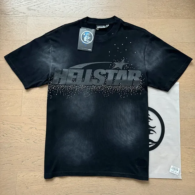 Hellstar Graphic Print Oversized Black T-Shirt 9