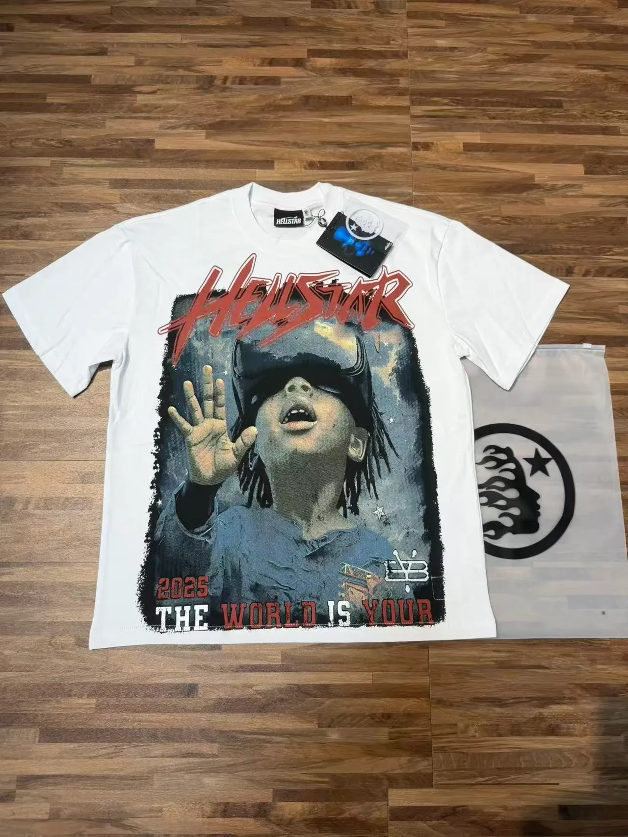 Hellstar Graphic Print Oversized T-Shirt 5