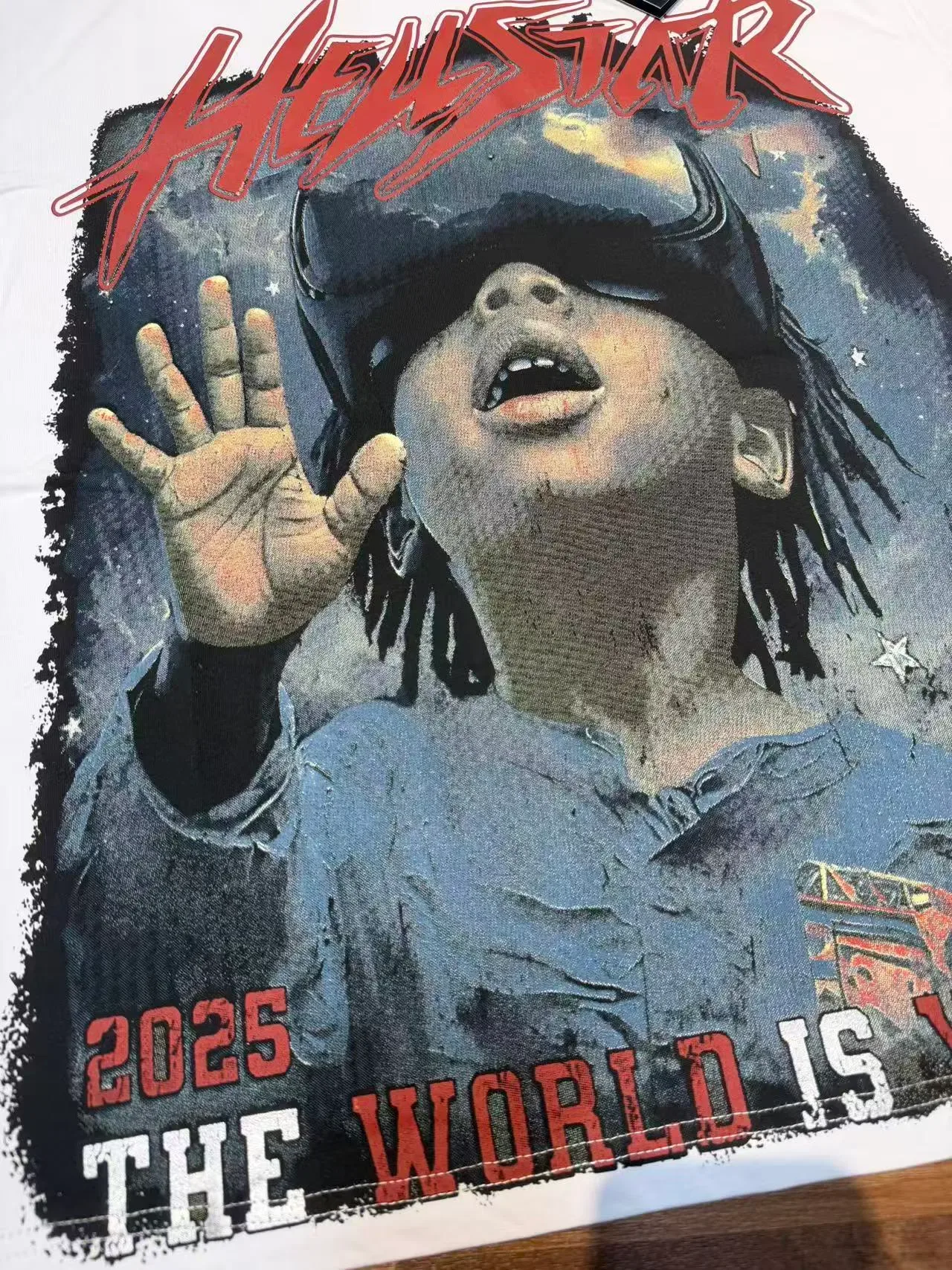 Hellstar Graphic Print Oversized T-Shirt 9