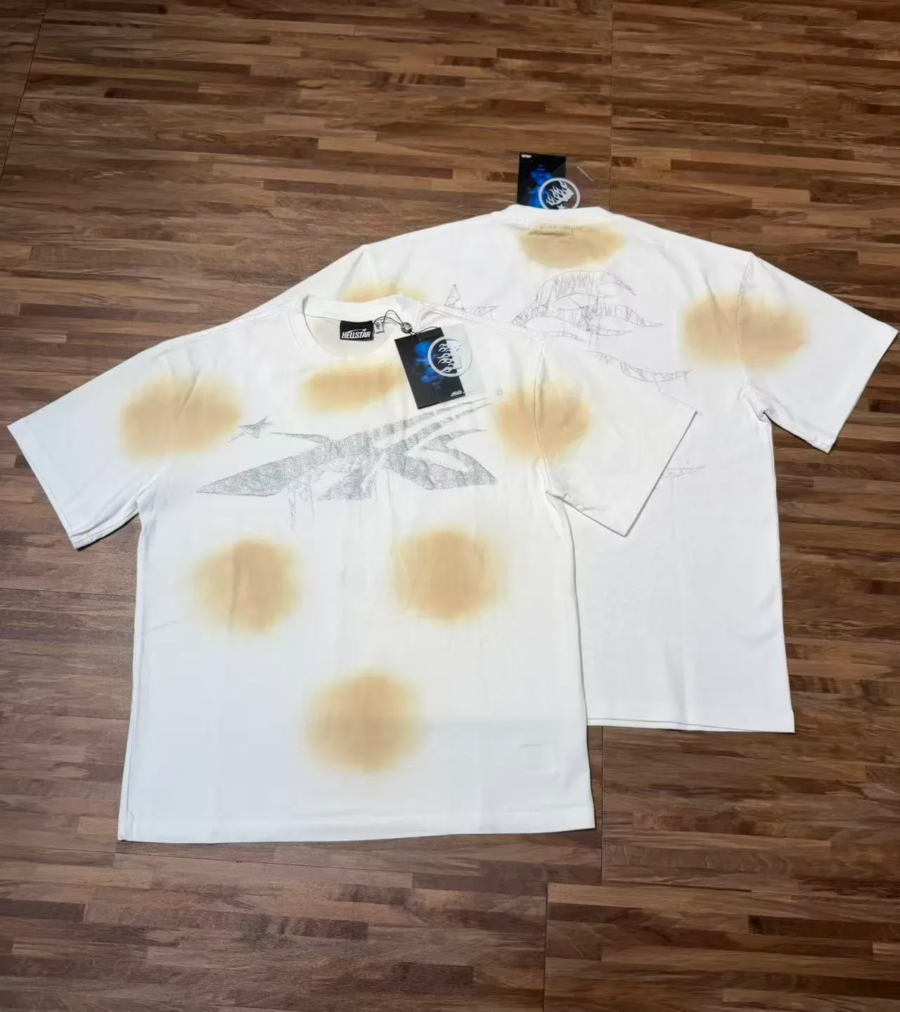 Hellstar Graphic Spray-Distress T-Shirt 5