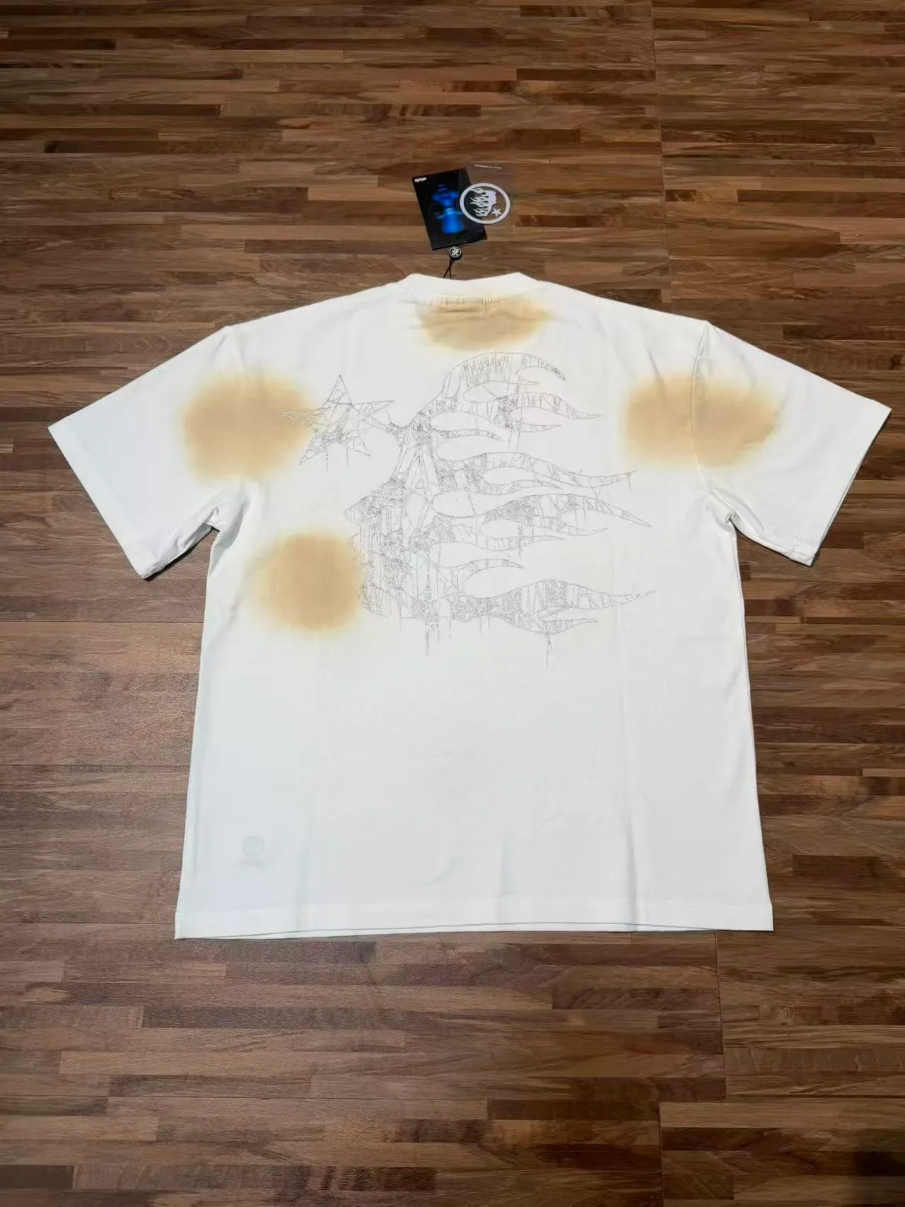 Hellstar Graphic Spray-Distress T-Shirt 6