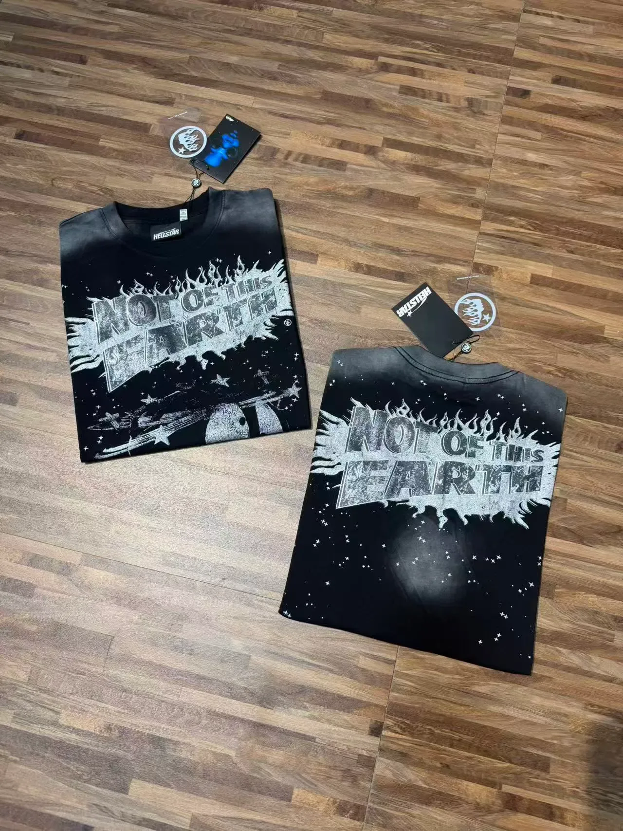 Hellstar Not of This Earth Graphic Print Black T-Shirt 4