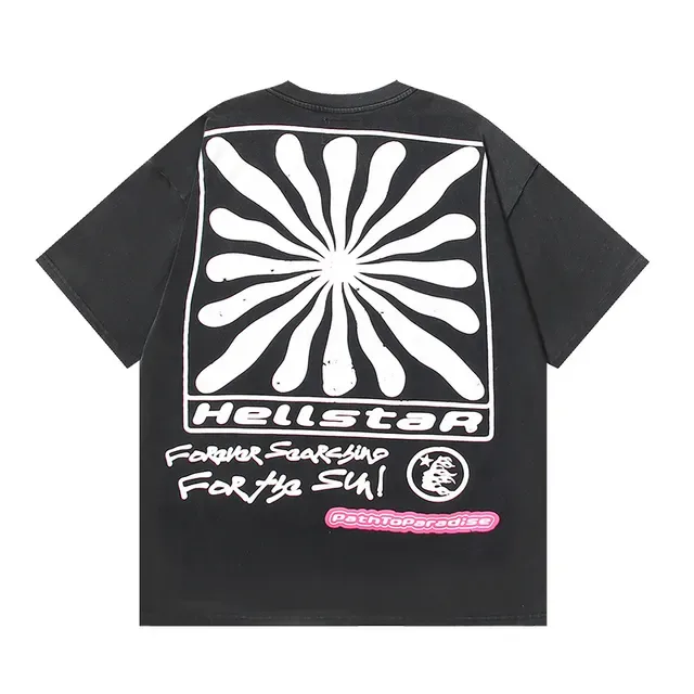 Hellstar Oversized Double-Sided Graphic Print Black T-Shirt 3