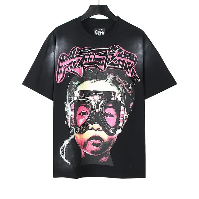 Hellstar Oversized Graphic Print Black T-Shirt 3