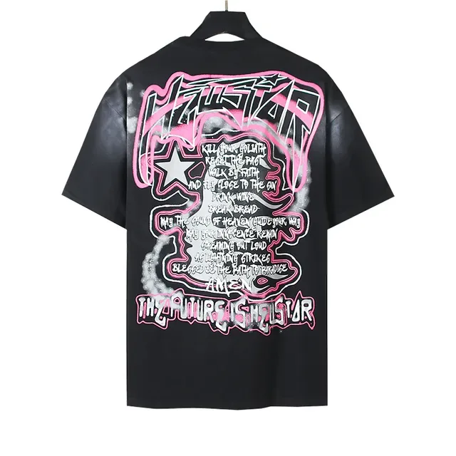 Hellstar Oversized Graphic Print Black T-Shirt 4