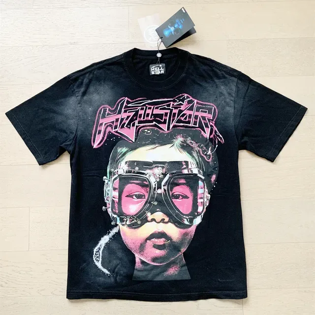 Hellstar Oversized Graphic Print Black T-Shirt 7