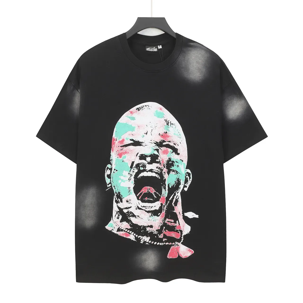 Hellstar Oversized Graphic Print Black T-Shirt 2