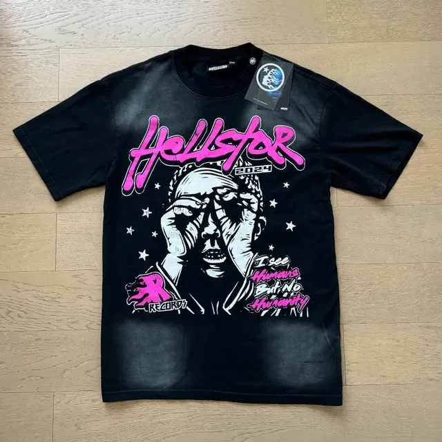 Hellstar Oversized Graphic Print Black T-Shirt 8
