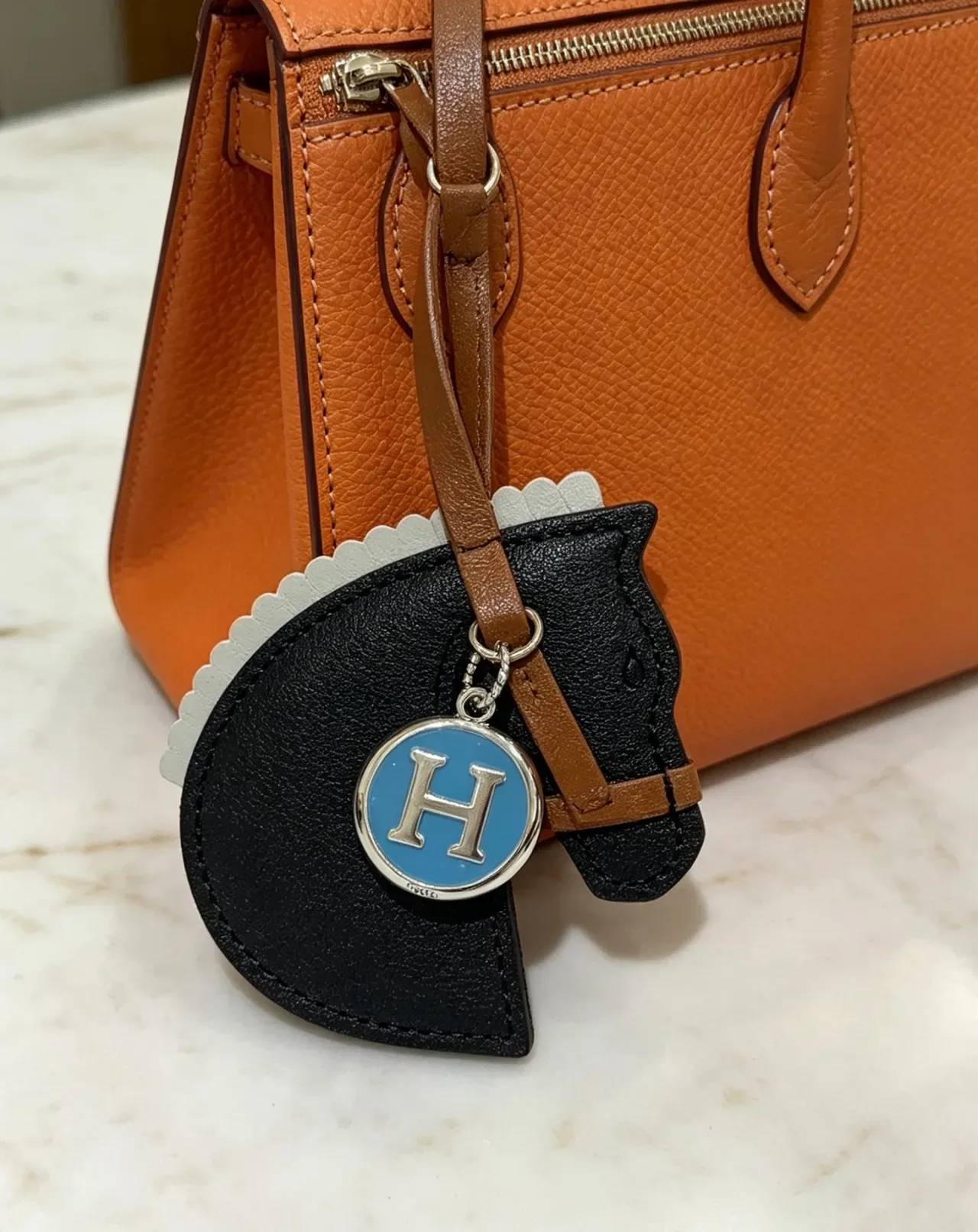 Hermès Birkin Orange Tangerine Bolso Tote Estructurado de Cuero 9