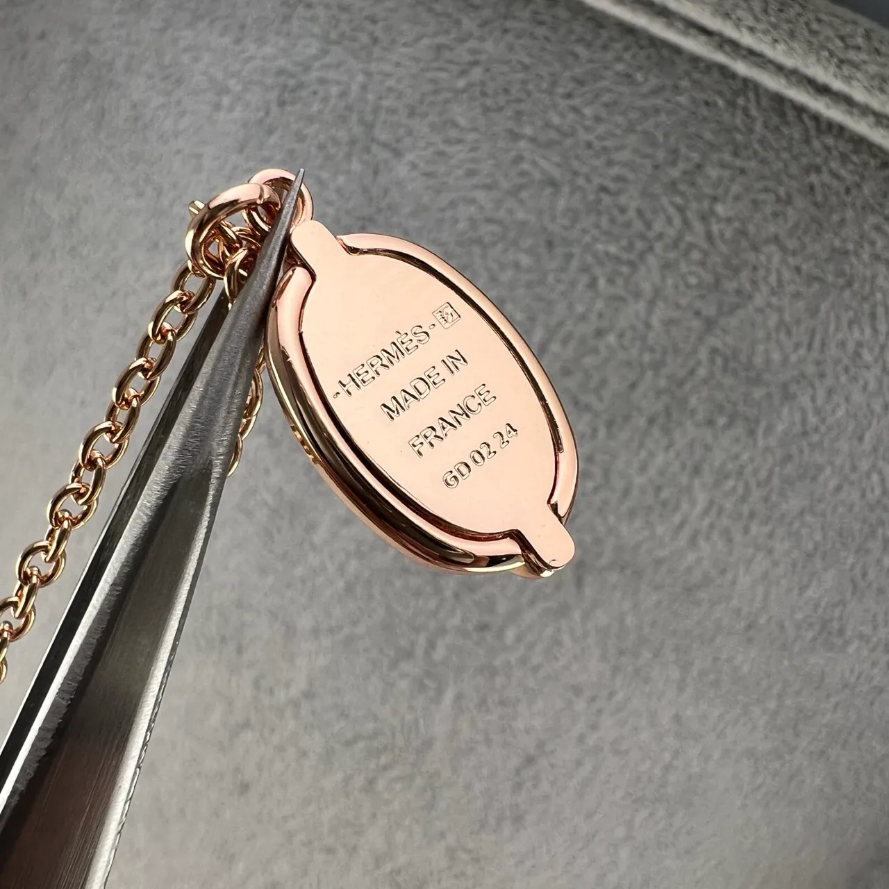 Hermès Chaine d'Ancre Enamel Pendant Necklace 2