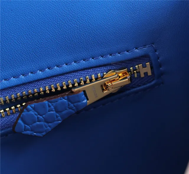 Hermès Constance Couro de Crocodilo Embossado Laranja Branco Fecho Metálico em Forma de H Bolsa 19
