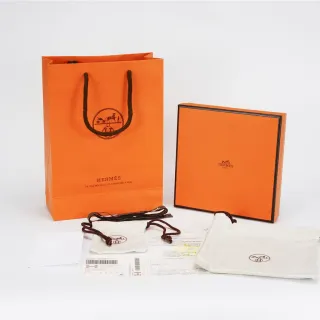 Hermès কমলা-বাদামী কাগজের ব্যাগ কঠিন বাক্স হ্যান্ডব্যাগ