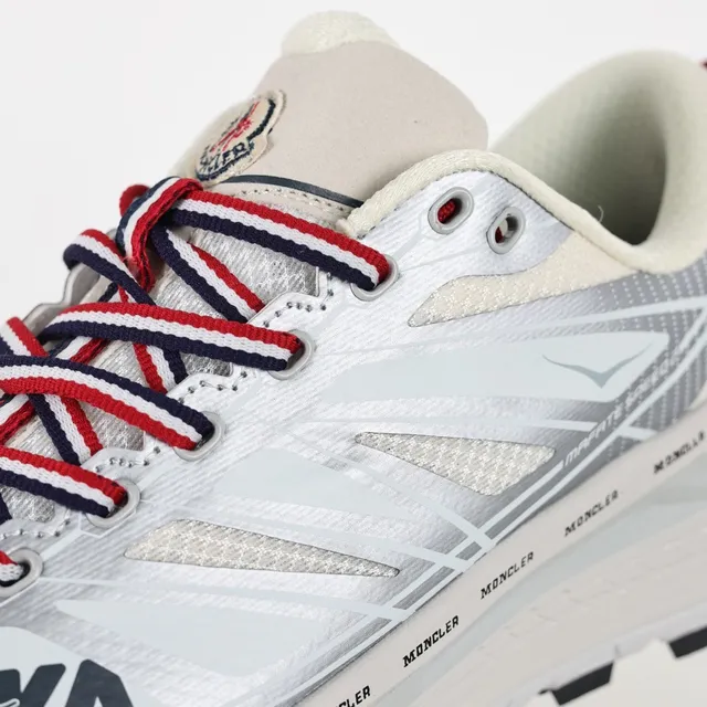 Hoka Mafate Speed argenté rouge marine chaussures de course 6