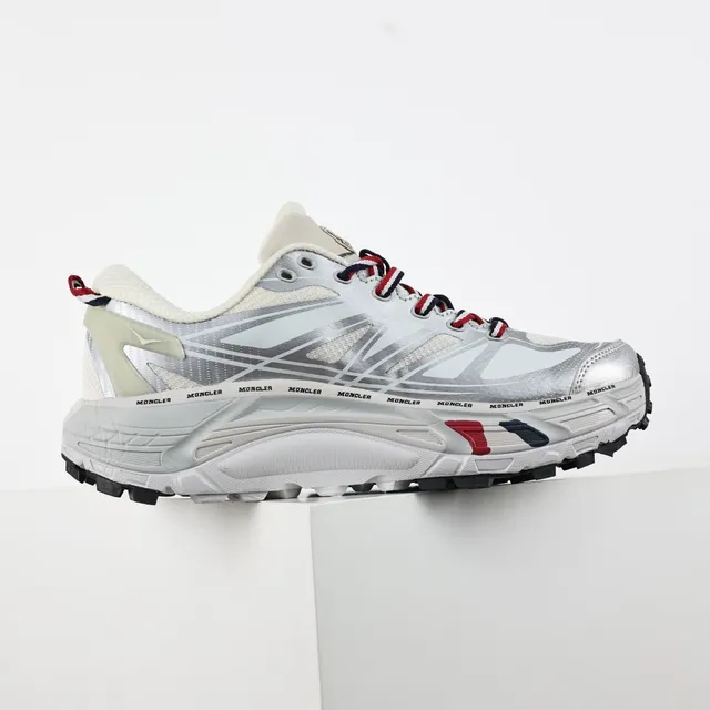 Hoka Mafate Speed argenté rouge marine chaussures de course 7