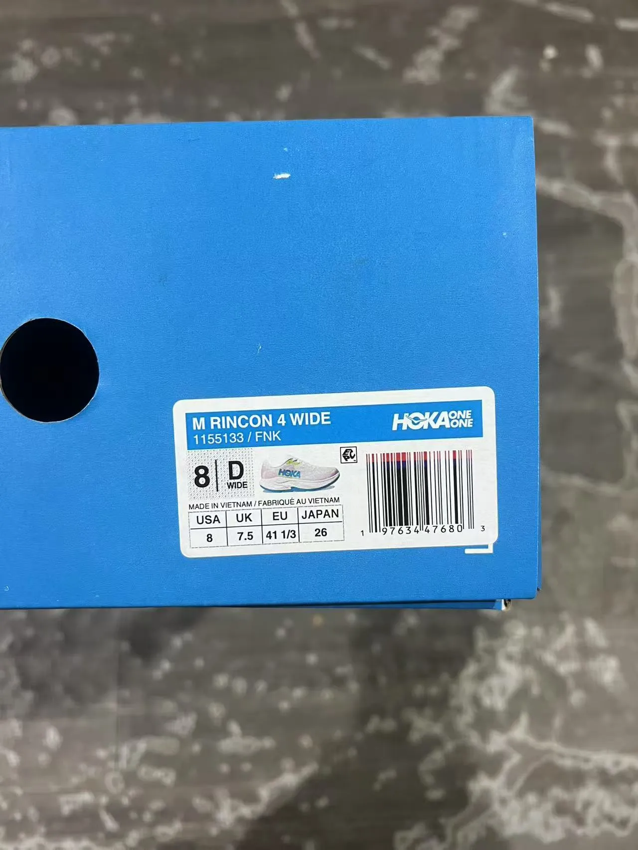 Hoka Rose Bleu Empeigne mesh ingénierie Sémelle intermédiaire épaisse cushionée Chaussures de course 10