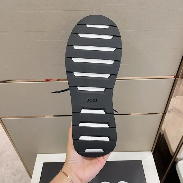 Hugo Boss নীল ট্রিকোট লাইফস্টাইল স্নিকার্স 2