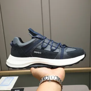 Hugo Navy and Charcoal Lifestyle Sneakers