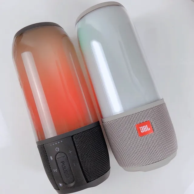 JBL Green Black Cylindrical Translucent Portable Speaker 6