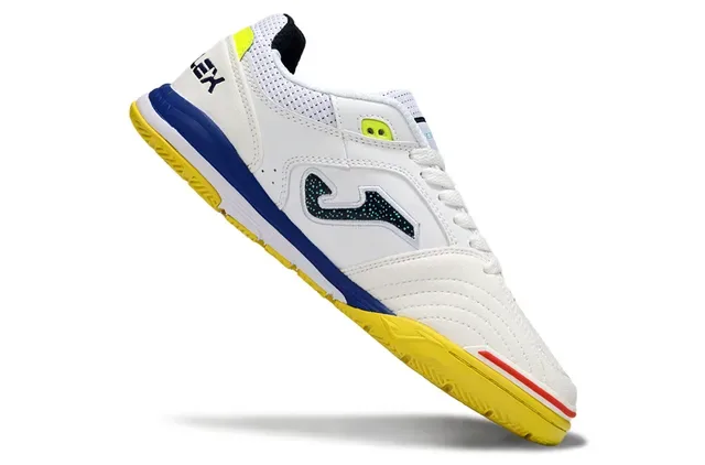 Joma White Yellow Low-Top Lace-Up Synthetic-Mesh Upper Lifestyle Sneakers 2