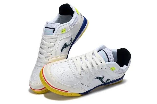 Joma White Yellow Low-Top Lace-Up Synthetic-Mesh Upper Lifestyle Sneakers 7