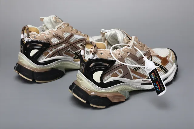 Kith Runner White/Brown Lifestyle Sneakers 3