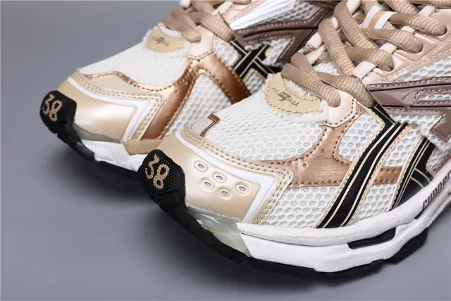 Kith Runner White/Brown Lifestyle Sneakers 4