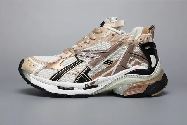Kith Runner White/Brown Lifestyle Sneakers 9