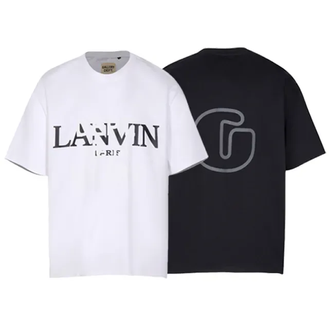 Lanvin Oversized Typographic Print T-Shirt 4