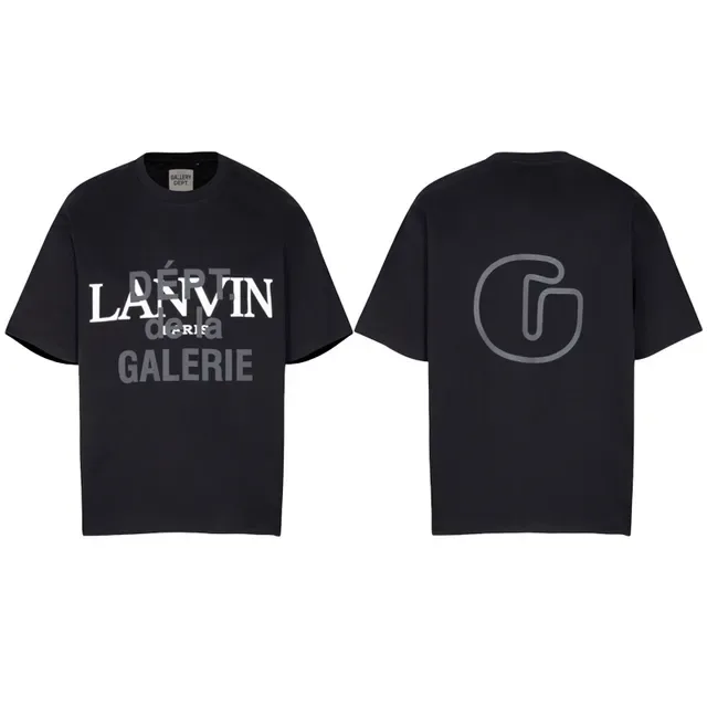 Lanvin Oversized Typographic Print T-Shirt 9