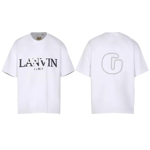 Lanvin Oversized Typographic Print T-Shirt 10