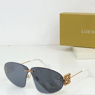 Loewe Motivo Floral Sin Marco Aviador Gafas de Sol